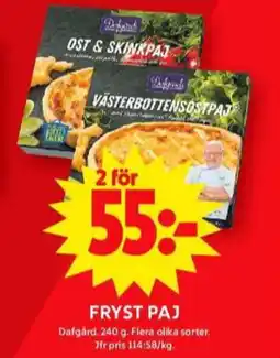 ICA Maxi Dafgårds matpajer erbjuda
