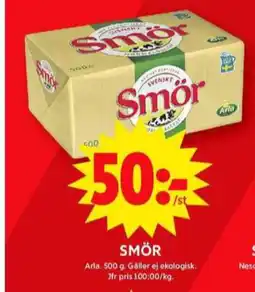 ICA Maxi Svenskt smör erbjuda