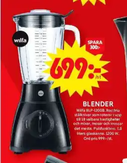 ICA Maxi Wilfa blender erbjuda
