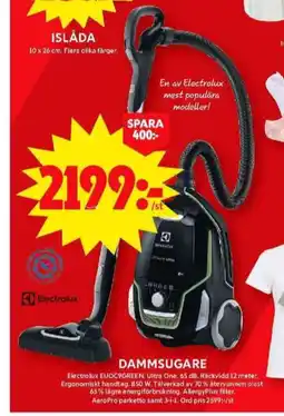 ICA Maxi Electrolux dammsugare erbjuda