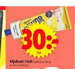ICA Supermarket Fjällbrynt mjukost erbjuda