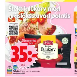 ICA Supermarket Scan falukorv erbjuda