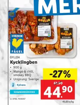 Lidl Gyllda kycklingben erbjuda
