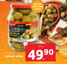 Lidl Sol & mar oliver erbjuda