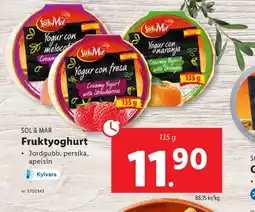 Lidl Sol & mar yoghurt erbjuda