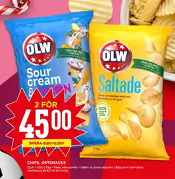 Willys Olw chips saltade erbjuda
