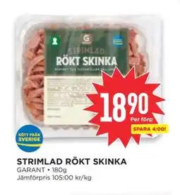 Willys Hemma Garant rökta skinkstrimlor erbjuda