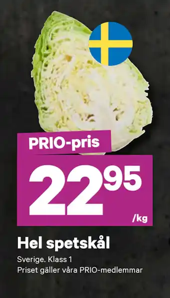 City Gross Hel Spetskål erbjuda