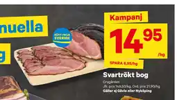 City Gross Svartrökt bog erbjuda