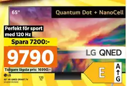 Power LG 65 4K QNED SMART TV erbjuda