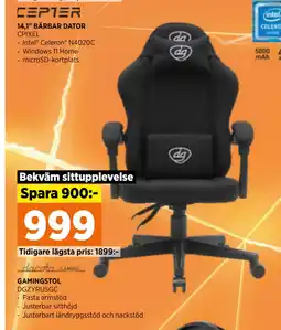 Power GAMINGSTOL erbjuda