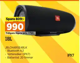 Power JBL JBLCHARGE4BLK erbjuda