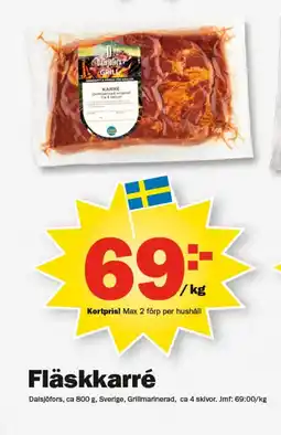 Pekås Fläskkarré erbjuda