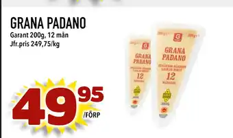 Nya Pulsen GRANA PADANO erbjuda