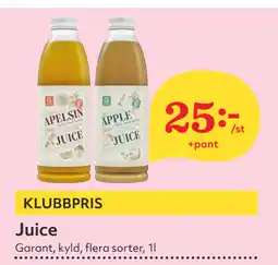 Hemköp Juice erbjuda