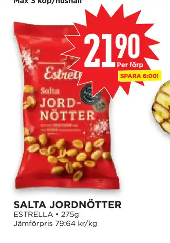 Willys Hemma SALTA JORDNÖTTER erbjuda
