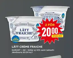 Willys LÄTT CRÈME FRAICHE erbjuda