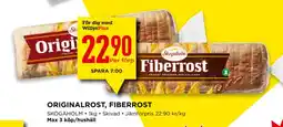 Willys ORIGINALROST, FIBERROST erbjuda