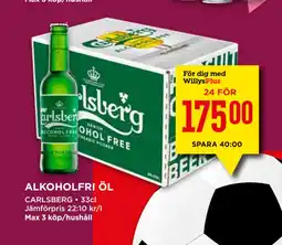 Willys ALKOHOLFRI ÖL erbjuda