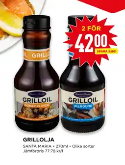 Willys GRILLOLJA erbjuda