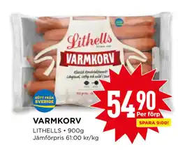 Willys VARMKORV erbjuda