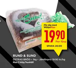 Willys RUND & SUND erbjuda