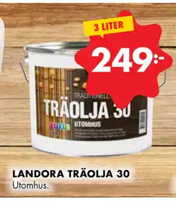 ÖoB LANDORA TRÄOLJA 30 erbjuda