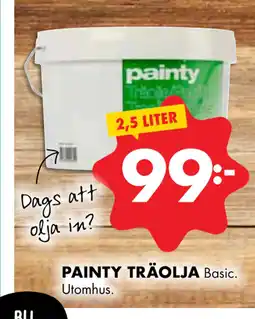 ÖoB PAINTY TRÄOLJA erbjuda
