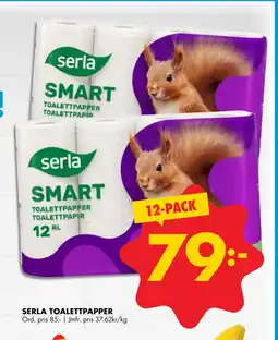 ÖoB SERLA TOALETTPAPPER erbjuda