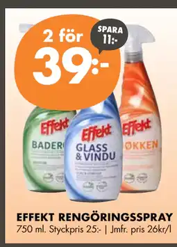 ÖoB EFFEKT RENGÖRINGSSPRAY erbjuda