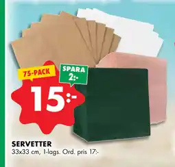 ÖoB SERVETTER erbjuda