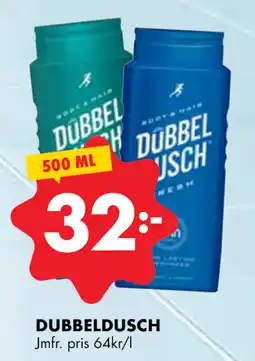 ÖoB DUBBELDUSCH erbjuda
