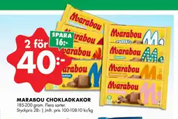 ÖoB MARABOU CHOKLADKAKOR erbjuda