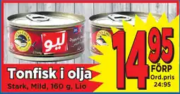 Supergrossen Tonfisk i olja erbjuda