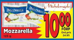 Supergrossen Mozzarella erbjuda