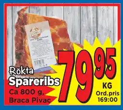 Supergrossen Spareribs erbjuda