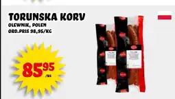 Nelins Torunska Korv erbjuda