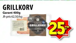 Matvärlden Tensta GRILLKORV erbjuda