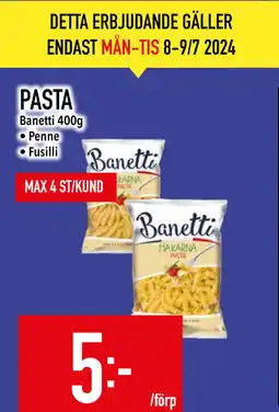 Matdax PASTA erbjuda