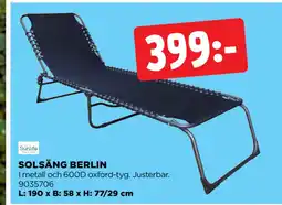 Jem&Fix SOLSÄNG BERLIN erbjuda