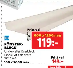 Jem&Fix FÖNSTERBLECK erbjuda