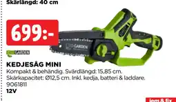 Jem&Fix KEDJESÅG MINI erbjuda