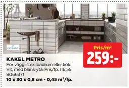 Jem&Fix KAKEL METRO erbjuda