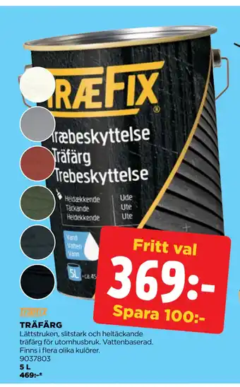 Jem&Fix TRÄFÄRG erbjuda