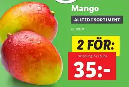 Lidl Mango erbjuda