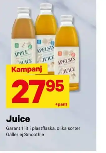 City Gross Garant juice erbjuda