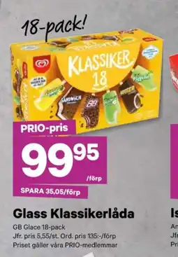 City Gross Klassiker glasspinnar erbjuda