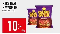 Matdax Game over ice heat snacks erbjuda