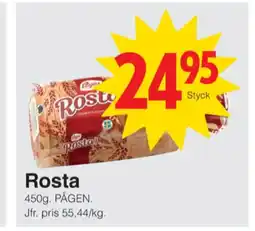 Matöppet Rosta bröd erbjuda
