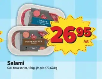 Östenssons Gøl salami erbjuda